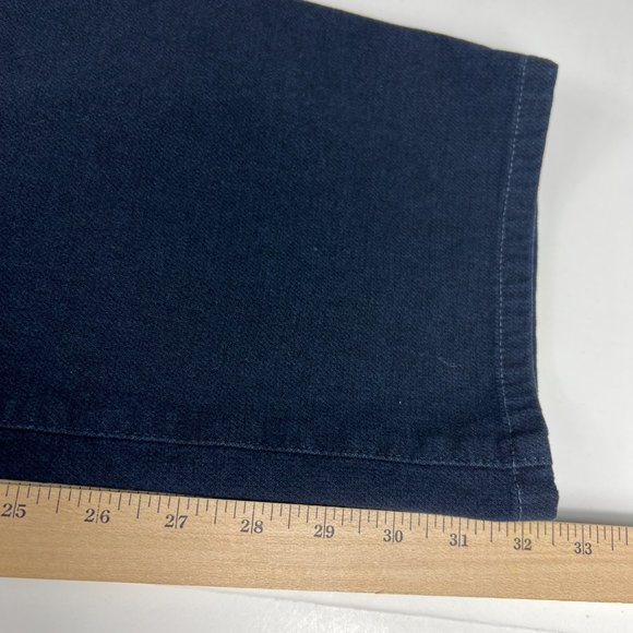 Adriano Goldschmied Pants 40 x 32* Everett Slim Straight Leg Dark Blue Chinos - Picture 14 of 16